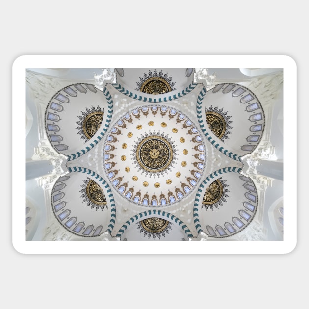 Melike Hatun Mosque in Ankara, Turkey Sticker by mitzobs